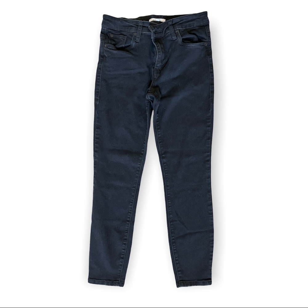Black stretchy ankle skinny jeans